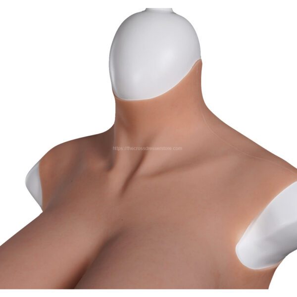 high neck silicone breast forms crossdresser boobs breastplate v8 s cup size m (7)