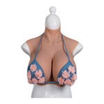 high neck silicone breast forms crossdresser boobs breastplate v8 s cup size m