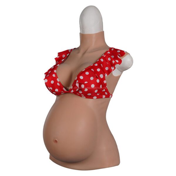 pregnancy belly pregnant woman suit with silicone breasts v4 6 months (1)