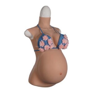 pregnancy belly pregnant woman suit with silicone breasts v4 9 months (1)