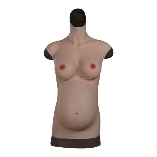 pregnancy belly pregnant woman suit with silicone breasts v8 6 months (3)