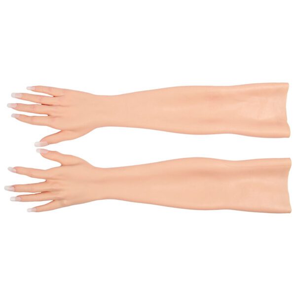 silicone crossdressing gloves realistic female skin 40cm 60cm (3)