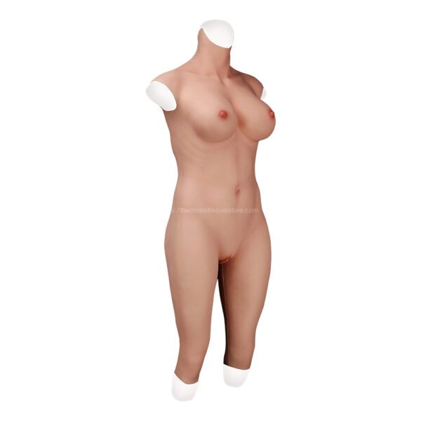 silicone full bodysuit crossdresser bodysuits half length v7 d cup size m (5)