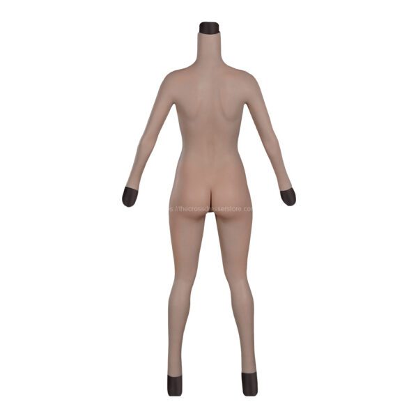silicone full bodysuit crossdresser bodysuits long sleeve full length v8 e cup size m(12)