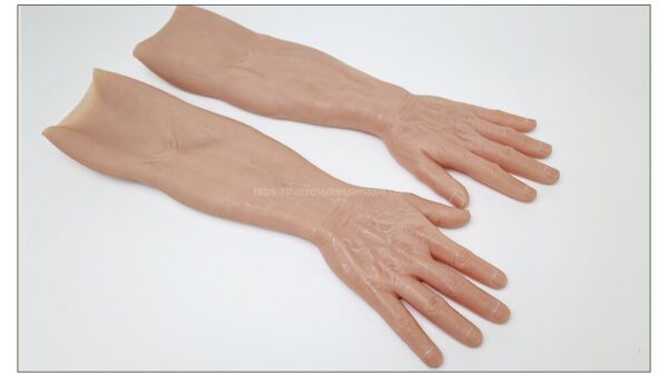 silicone muscle gloves strong arms realistic male skin 61cm (15)