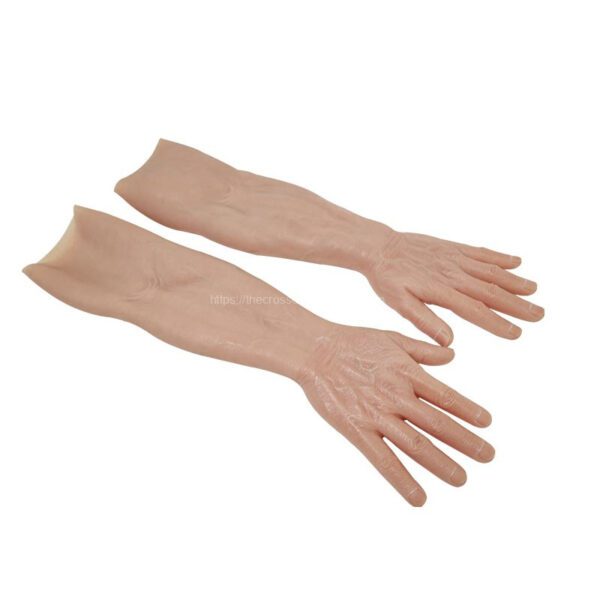 silicone muscle gloves strong arms realistic male skin 61cm (19)