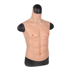 silicone muscle suits high collar fake muscle suit without arms v4 (1)