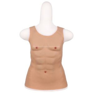 silicone muscle suits upper bodysuit fake muscle suit without arms v4 (1)