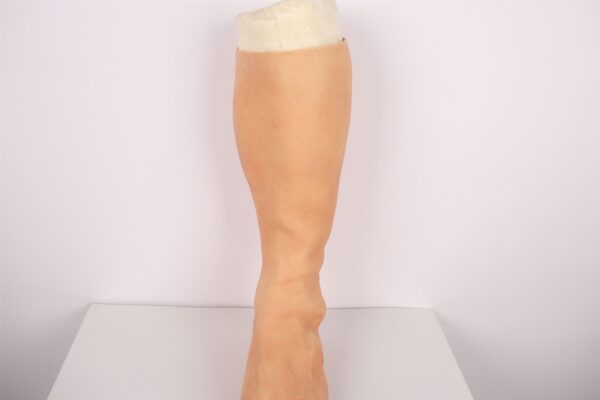 silicone prosthetic feet sleeve artificial foot mask realistic male skin 40cm (35) compressed