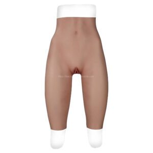 silicone vagina panties fake vagina pant hip enhance half length v7 size m (12)