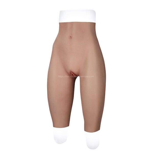 silicone vagina panties fake vagina pant hip enhance half length v7 size m (2)