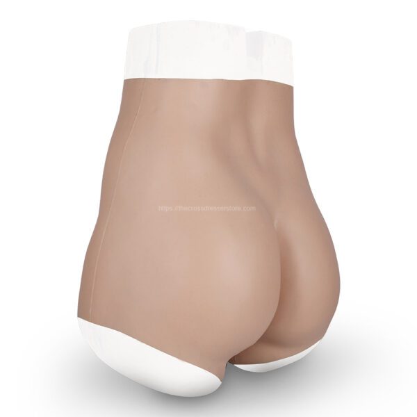silicone vagina panties fake vagina pant hip enhance quarter length v7 size l (4)