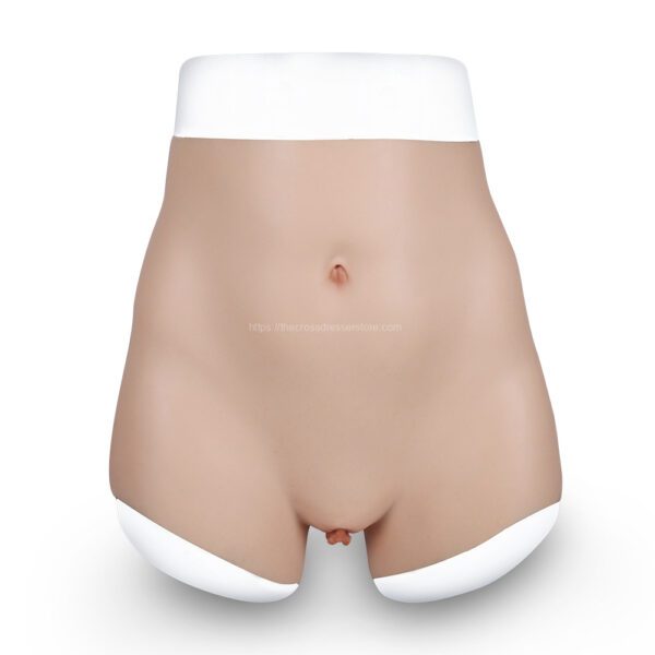 silicone vagina panties fake vagina pant hip enhance quarter length v7 size l (5)