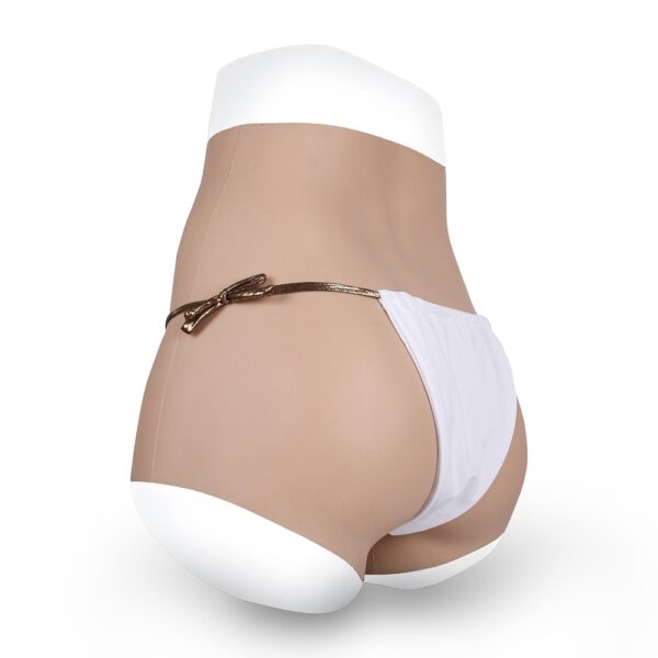 silicone vagina panties fake vagina pant hip enhance quarter length v7 size l