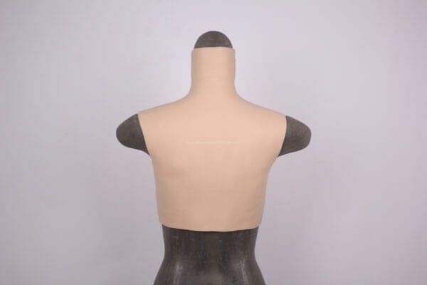 High Neck Silicone Breast Forms Crossdresser Boobs Drag Queen Breastplate C Cup (Thin) (12)